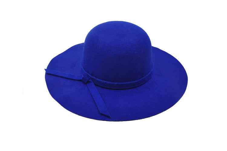 Jazz Hat for Women - Stylish Spring & Autumn Accessory, Perfect for Winter Outfits Royal Blue