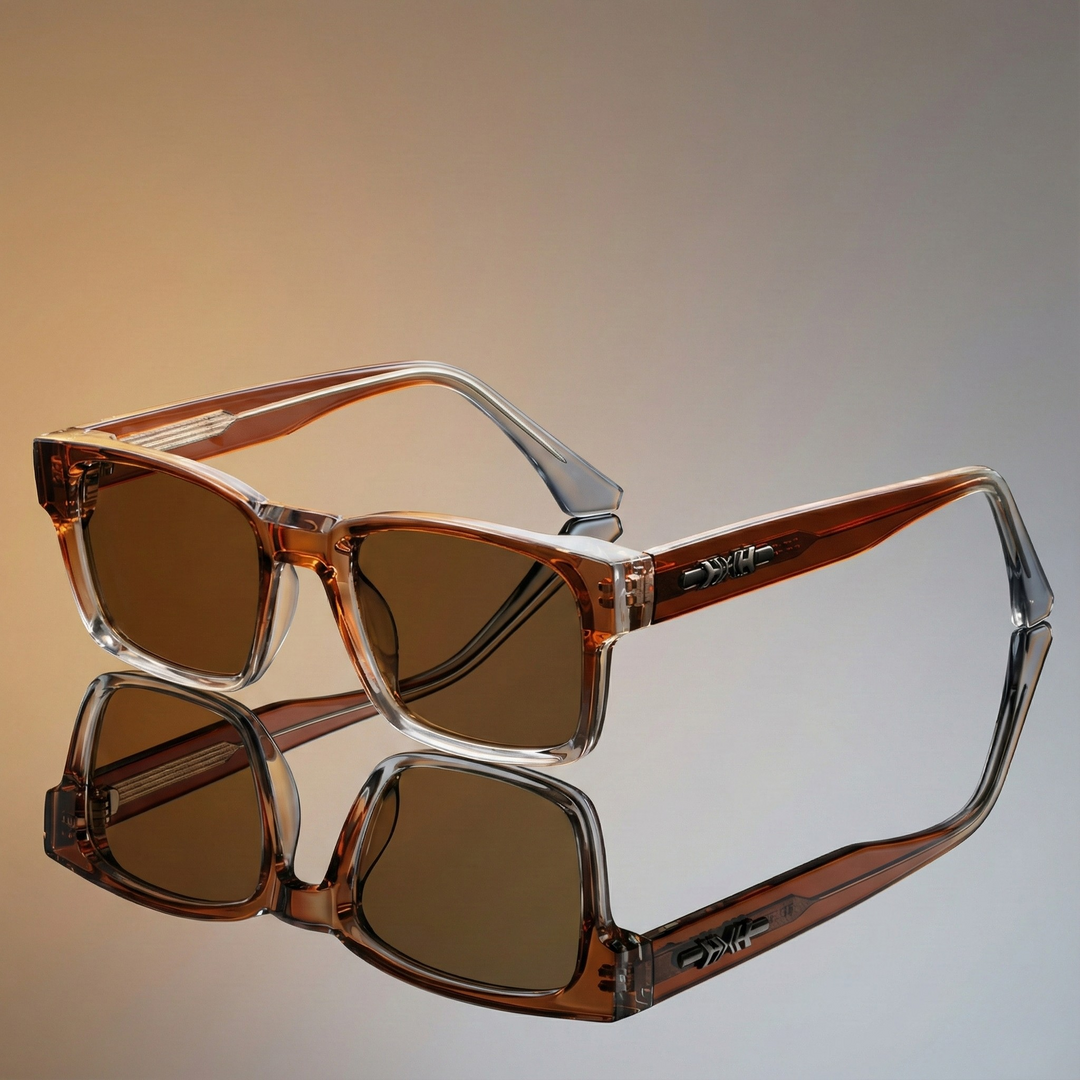 Men's Stylish Sol Sunglasses - Trendy UV Protection Tea
