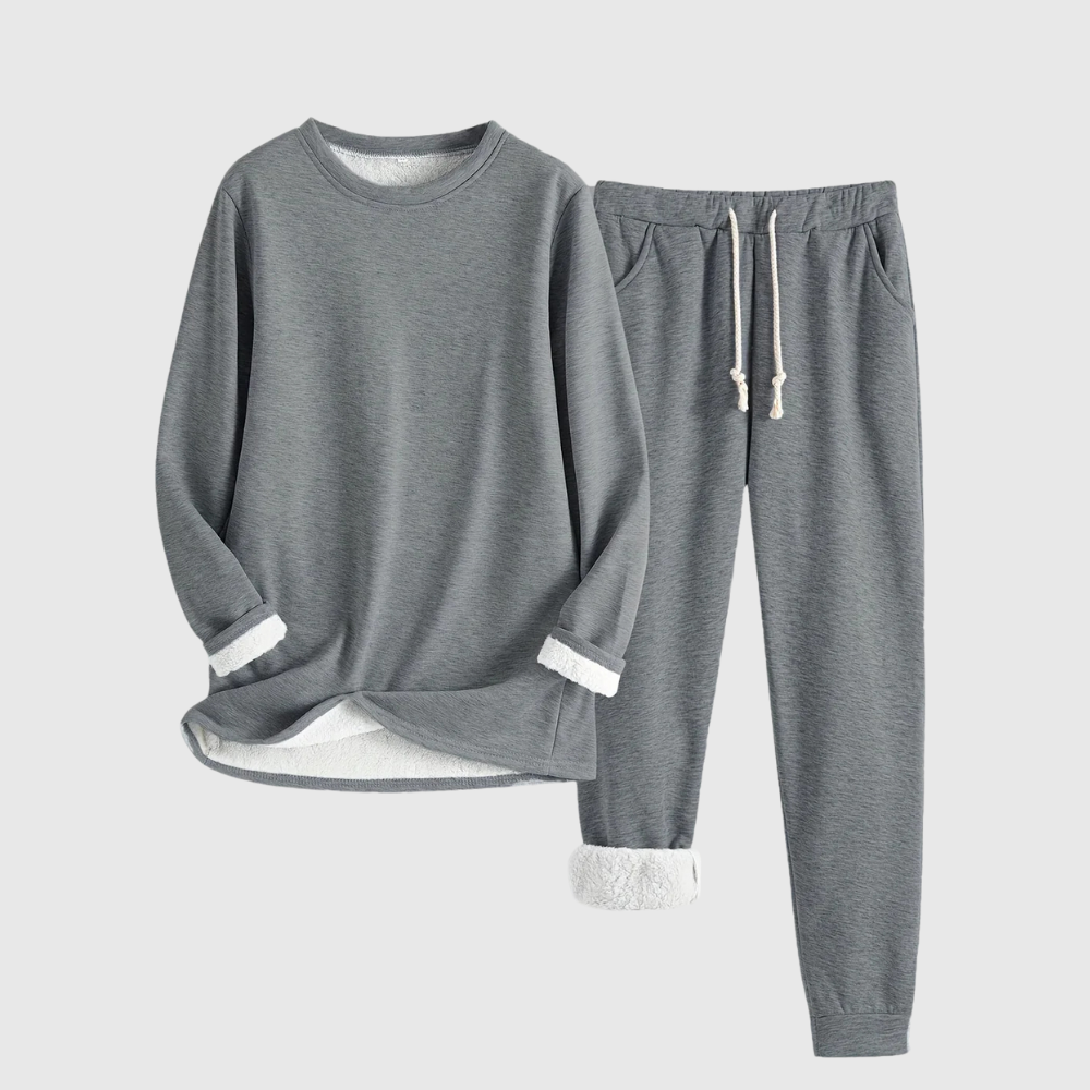 Women's Comfortable Lounge Set Dark Gray Color