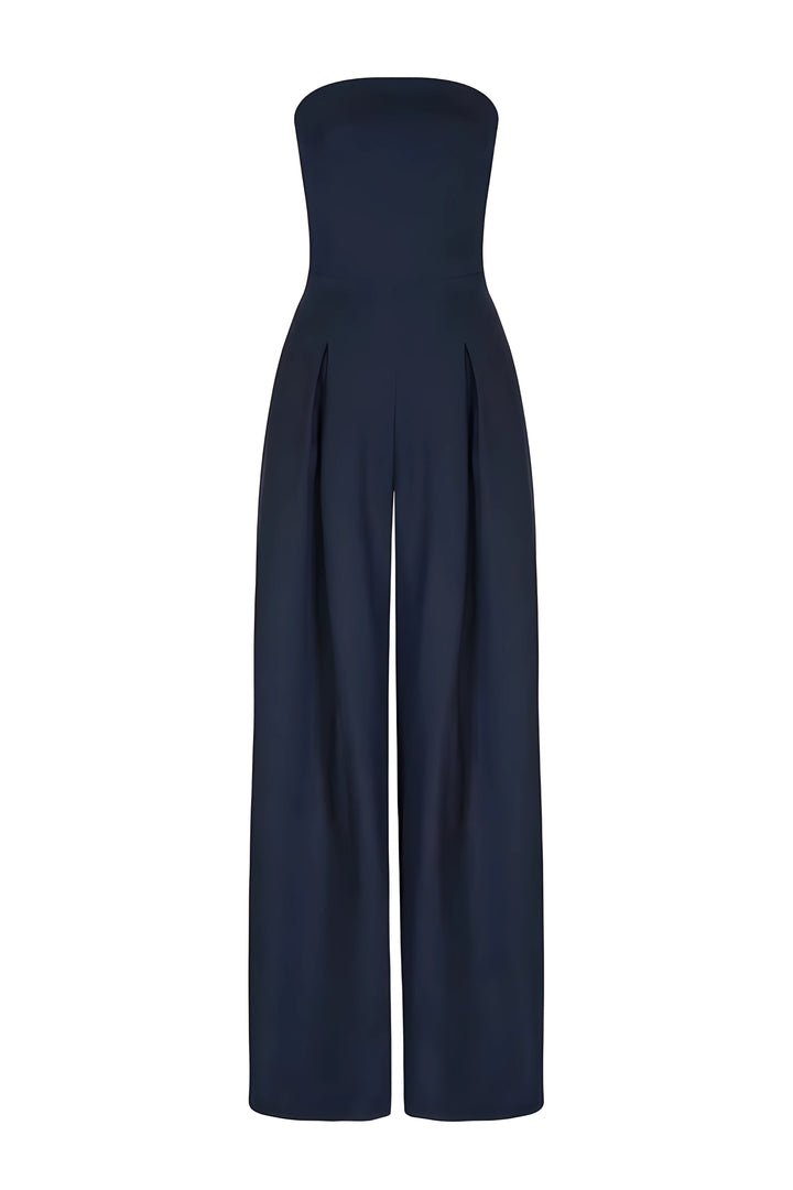 Malia | Women's Elegant Strapless Jumpsuit with Corset Design