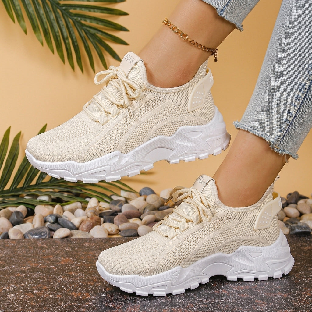 Women's Arch Support Sneakers Khaki