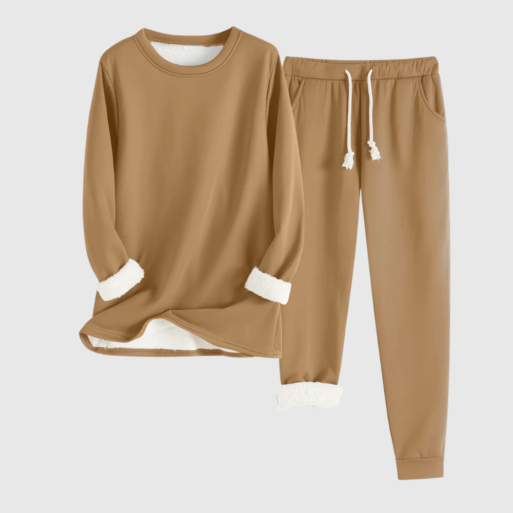 Women's Comfortable Lounge Set Khaki