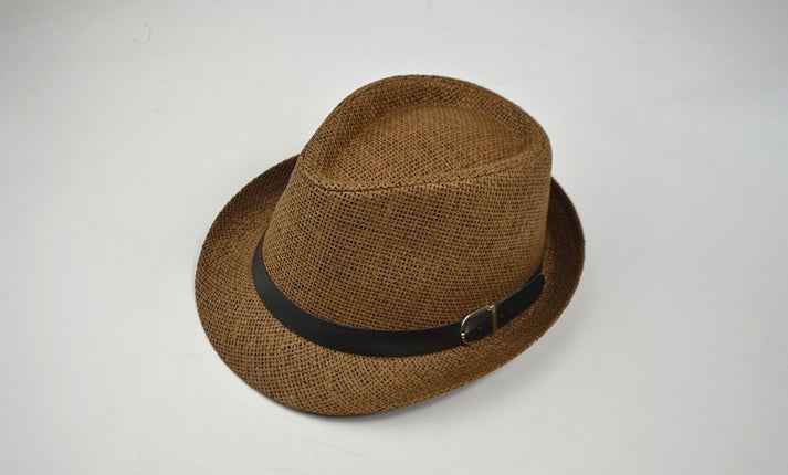 Men's Trendy Summer Straw Hat for Outdoor Adventures and Sun Protection