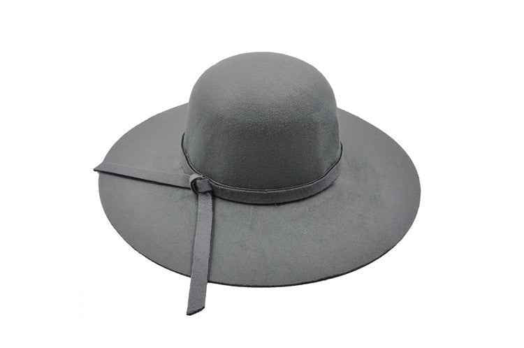 Jazz Hat for Women - Stylish Spring & Autumn Accessory, Perfect for Winter Outfits Grey