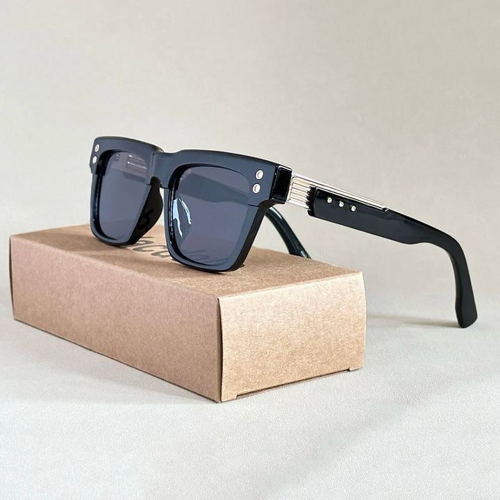 Chic Square Sunglasses for Stylish Looks Black Gray