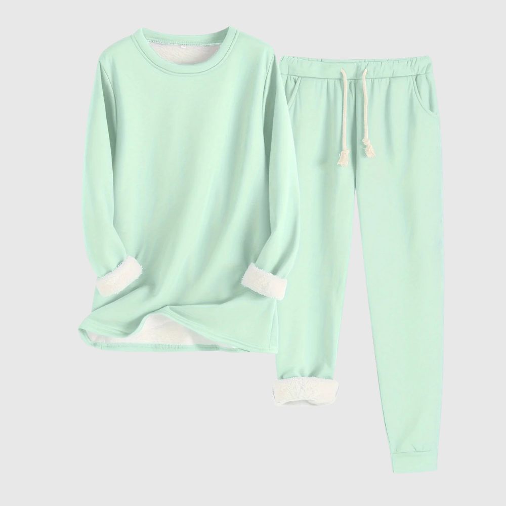 Women's Comfortable Lounge Set Light Green