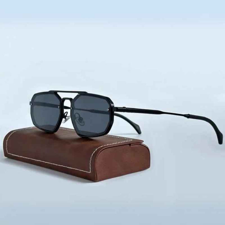 Stylish Riviera Sunglasses Gunmetal Black