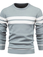 Men's Cozy Knitted Sweater Blue