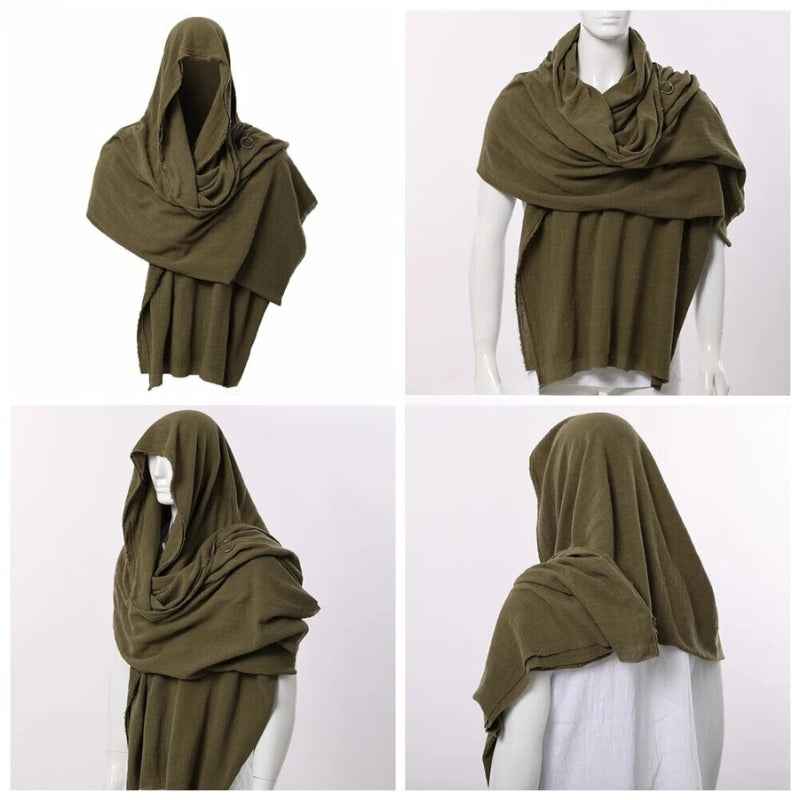 Medieval Traveler's Cloak Olive