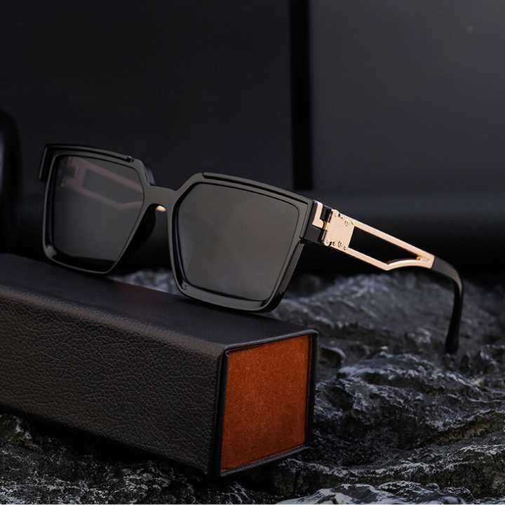 Polarized Sunglasses for Ultimate UV Protection Gold Black