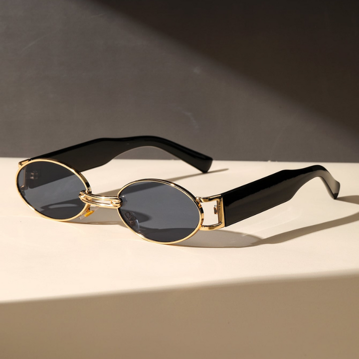 Retro Golden Aura Sunglasses for Stylish Looks