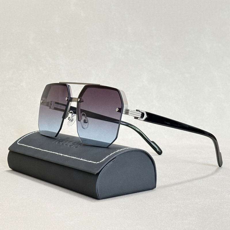 Polarized Semi-Rimless Sunglasses for Ultimate Style and Protection