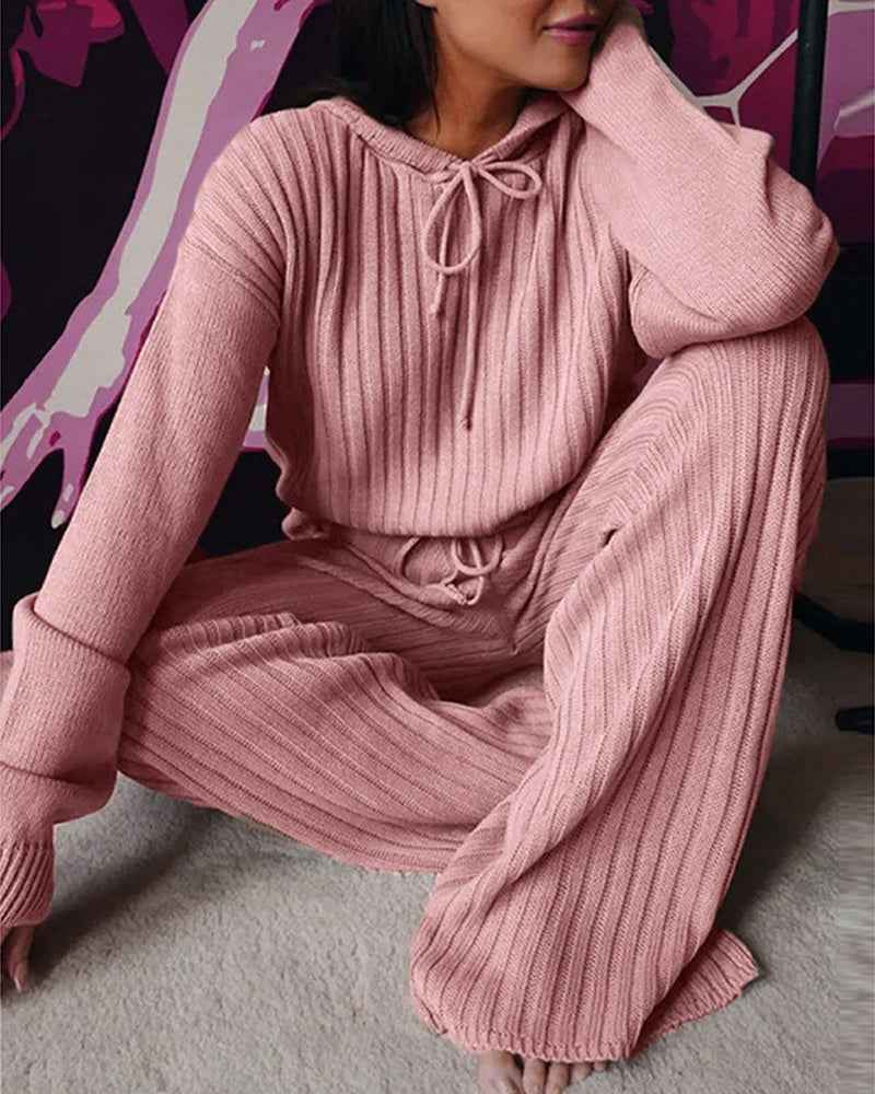 Women's Cozy Pajama Set Pink