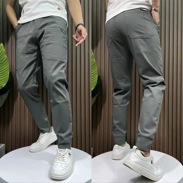 Men's Stretch Multifunctional Cargo Pants Grey