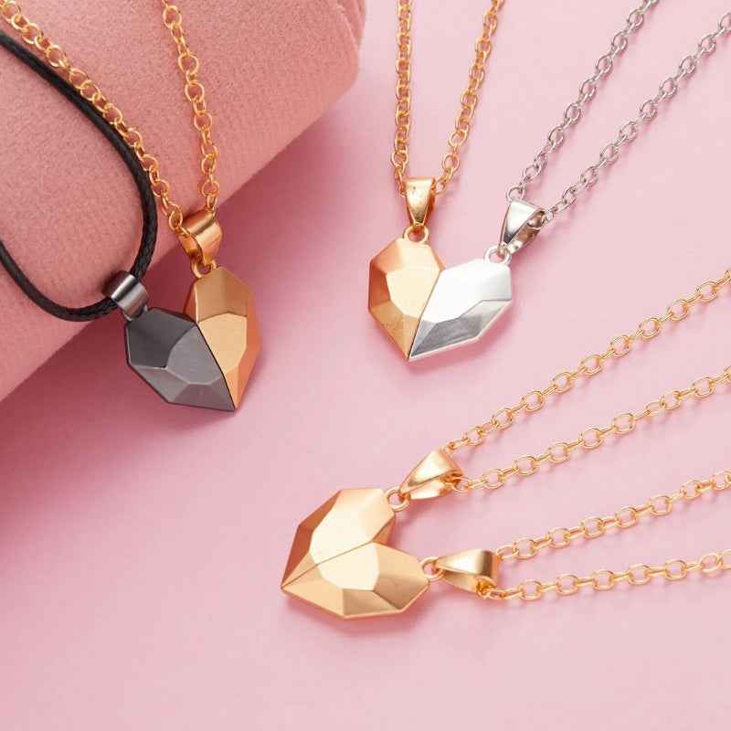 Heart Duo Necklaces - Perfect Gift for Couples
