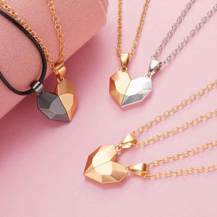 Heart Duo Necklaces - Perfect Gift for Couples