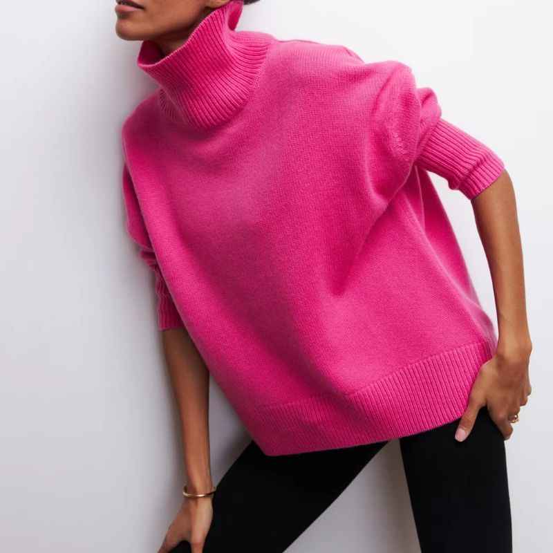 Women's Valetta Knit Sweater - Cozy & Stylish Knitwear Rose