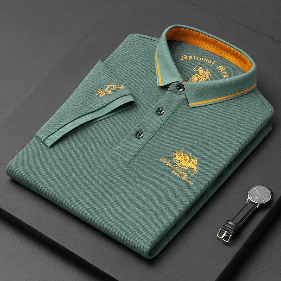 Men's Classic Polo Shirt - Timeless Style and Comfort Forest Green