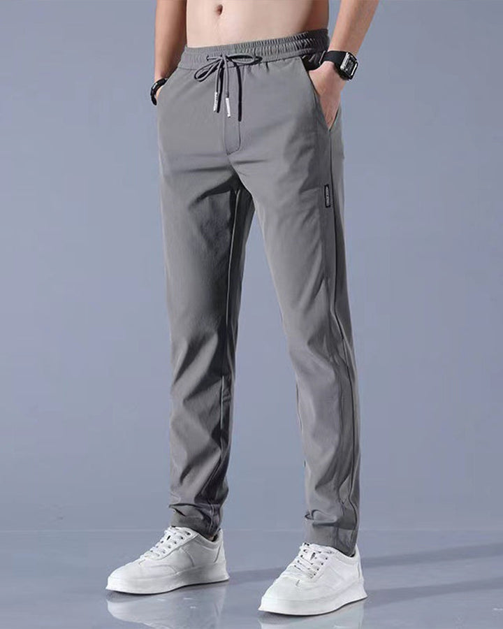 Men's Comfortable Casual Trousers Gray