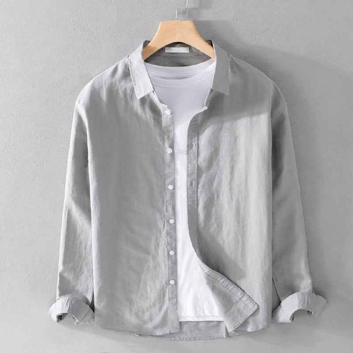 Men's Relaxed Fit Shirt - Comfortable and Stylish Gray