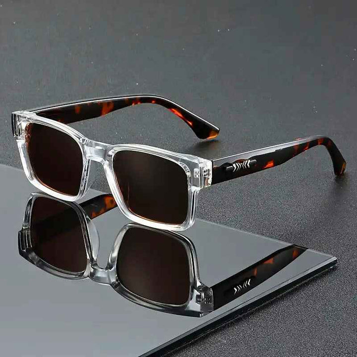 Men's Stylish Sol Sunglasses - Trendy UV Protection Amber