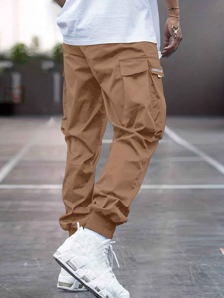 Men's Cargo Pants with Drawstring