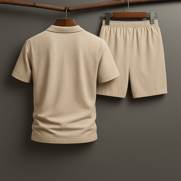 Oslo Linen Polo Outfit