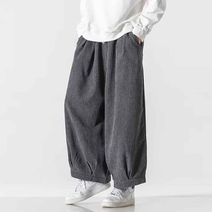Men's Corduroy Pants - Stylish and Comfortable Gray