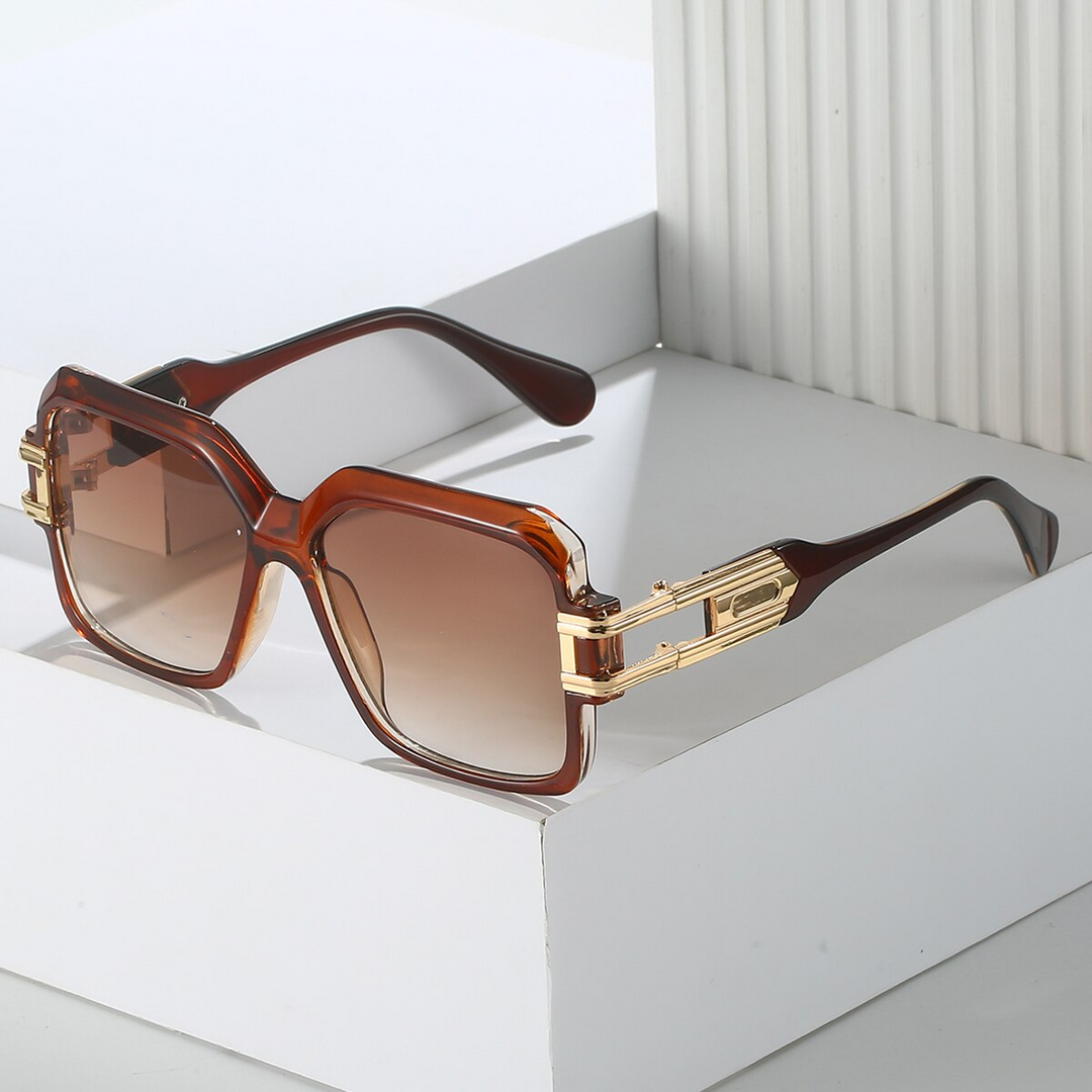 Vintage-Inspired Retro Sunglasses Brown