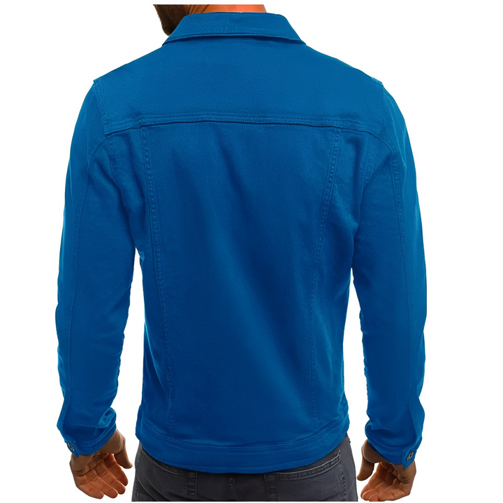 Men's Lightweight Denim Summer Jacket for Warm Weather