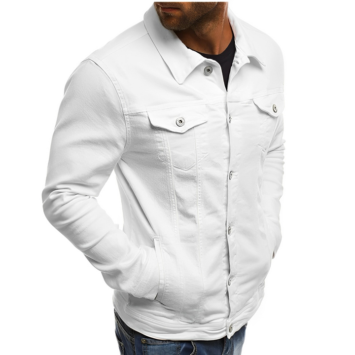 Men's Lightweight Denim Summer Jacket for Warm Weather
