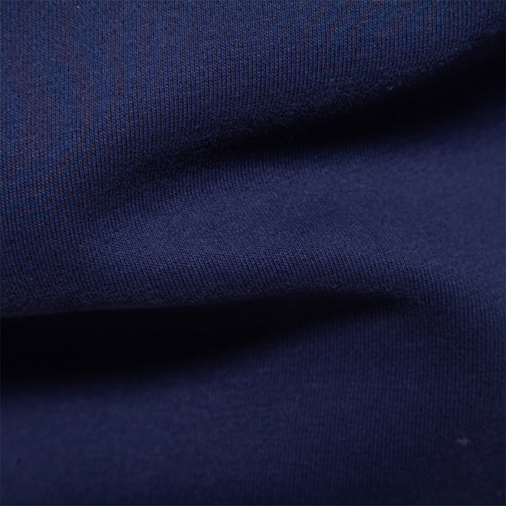 Men's Long Sleeve Polo Shirt - Contrast Collar - Breathable Cotton - Slim Fit