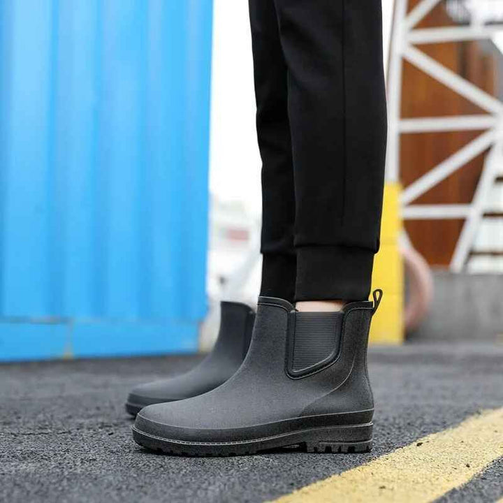Men's Slip-On Chelsea Winter Boots | Non-Slip Design