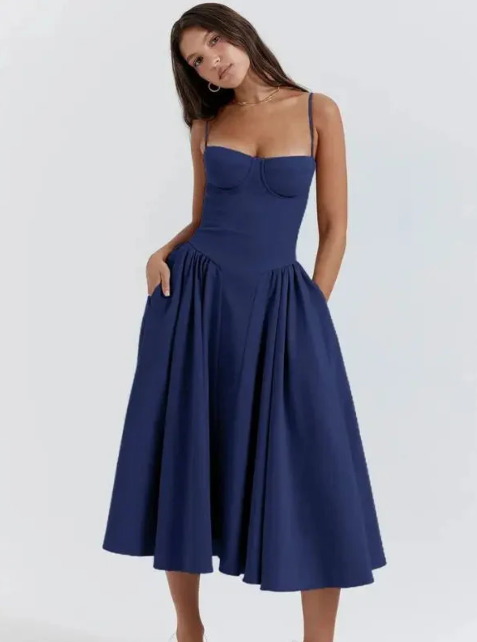 Aisola | Stylish Casual Summer Dress Blue