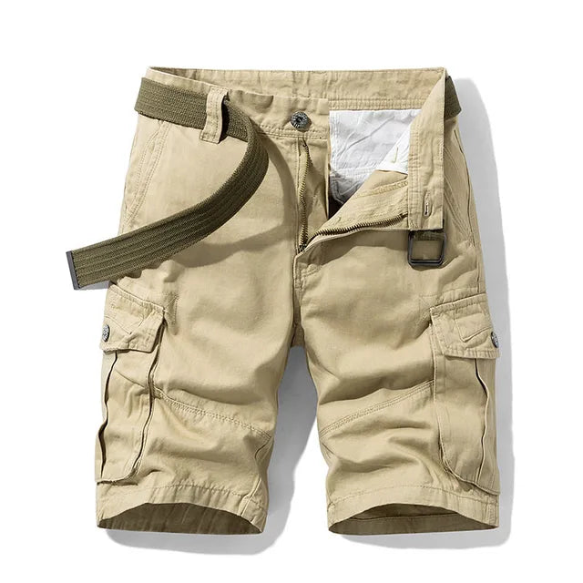 Men's Casual Cargo Shorts for Comfort and Versatility Khaki