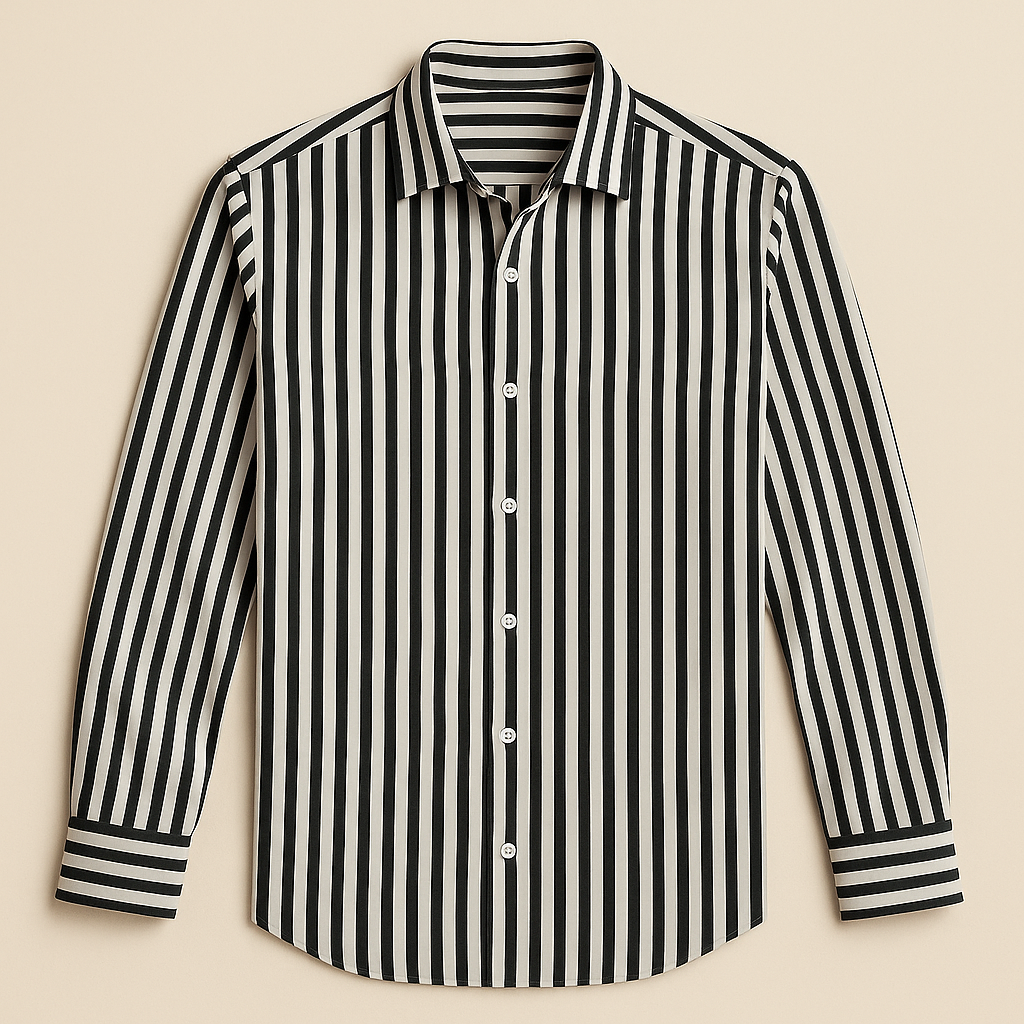 Men's Striped Dress Shirt - Brunello Style