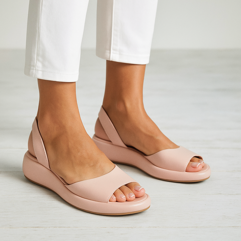 Ottilie | Women’s Orthopedic Sandals – Soft Comfortable Casual Summer Sandals Light Pink