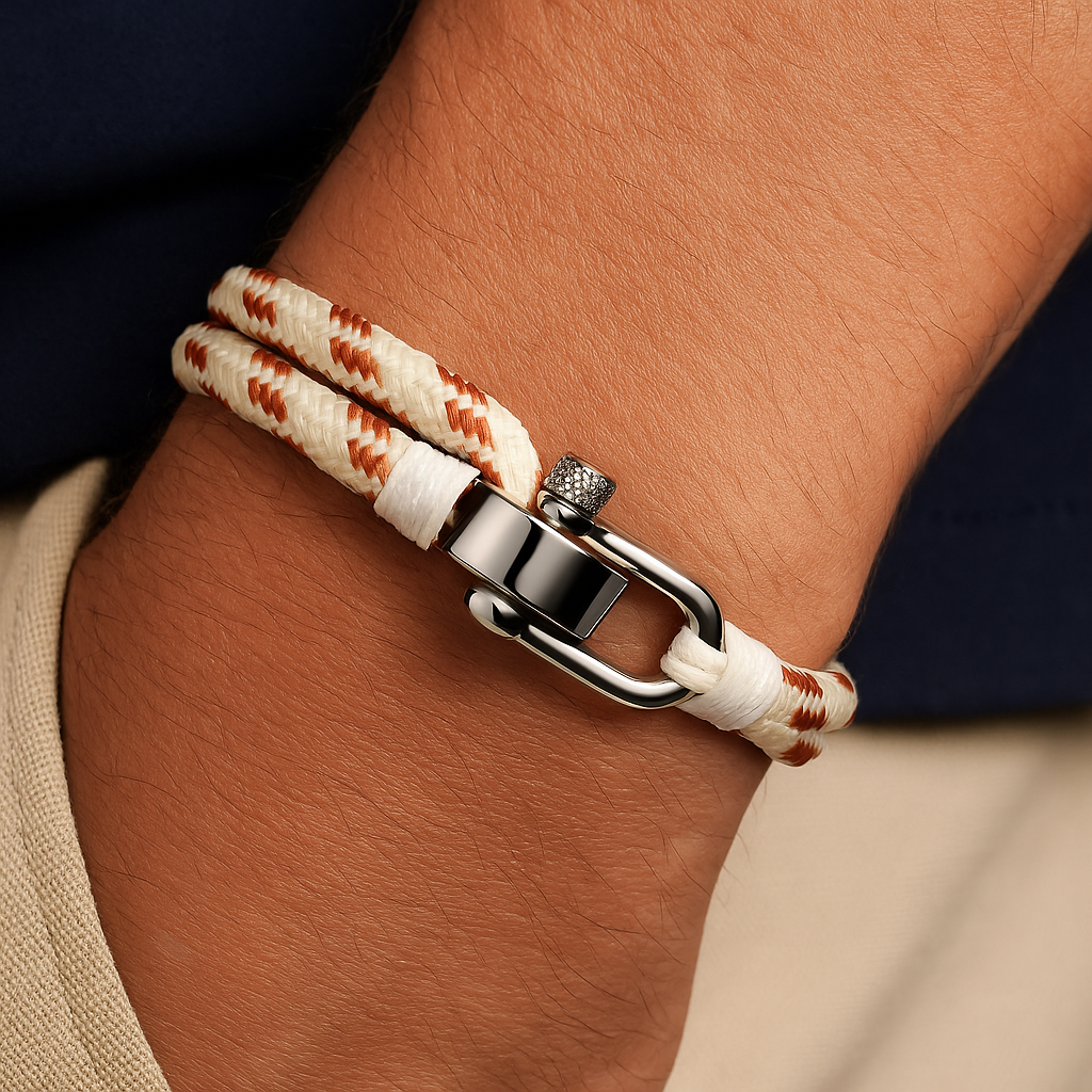 Durable Shackle Rope Bracelet for Adventurers