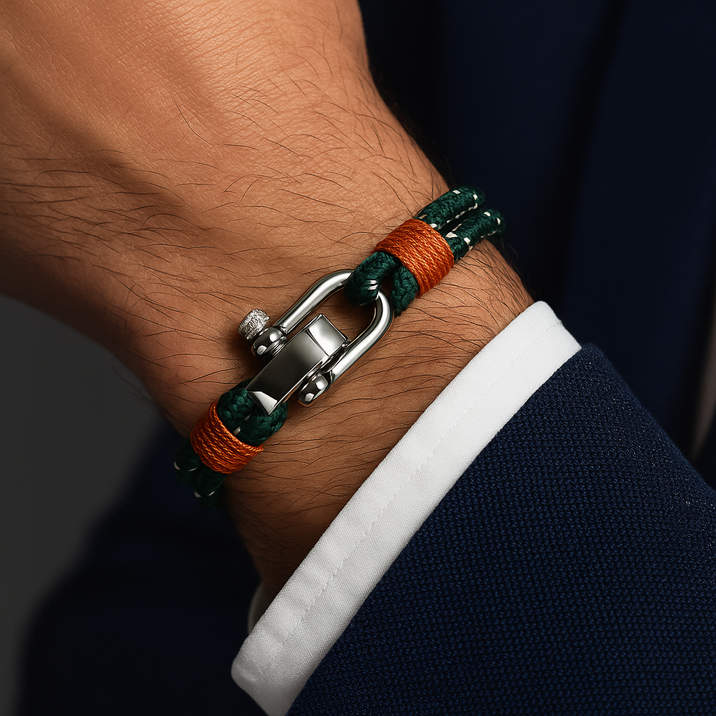 Durable Shackle Rope Bracelet for Adventurers