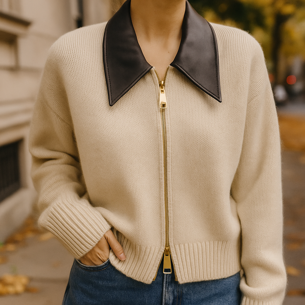 Handcrafted Knitted Wool Sweater for Ultimate Warmth Light Grey