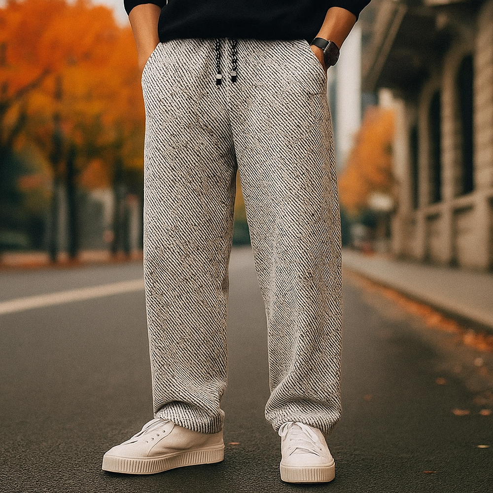 Cozy Sherpa Fleece Pants for Ultimate Comfort Light Grey