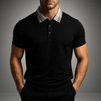 Men's Classic Polo Shirt - Signature Style Black