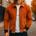 Premium Men’s Corduroy Jacket Orange