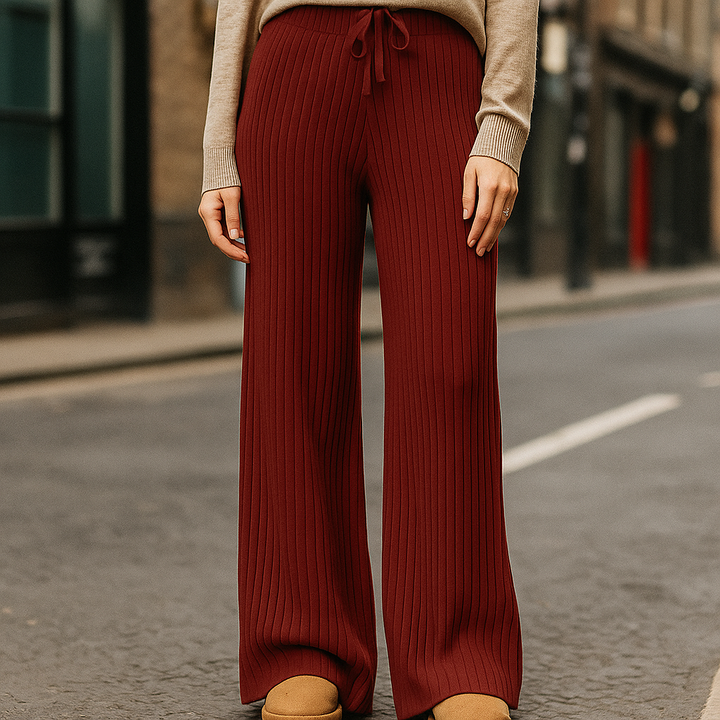 Stylish Pleated Pants for Effortless Elegance Wine