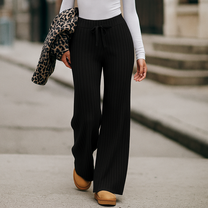Stylish Pleated Pants for Effortless Elegance Black