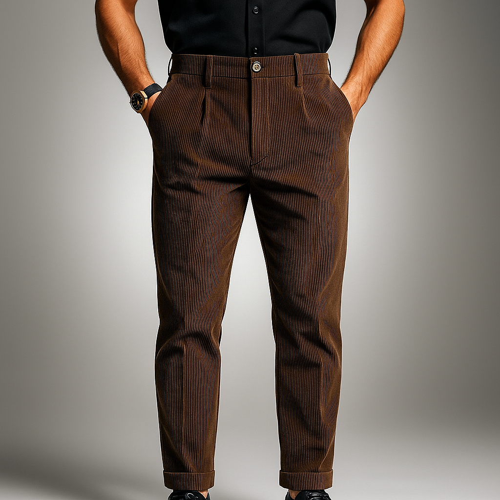 Men's Corduroy Straight Leg Pants