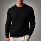 Men's Rib-Knit Sweater Black