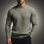 Men's Rib-Knit Sweater Green