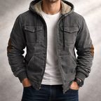 Men's Fleece Lined Hooded Jacket - Outland Style