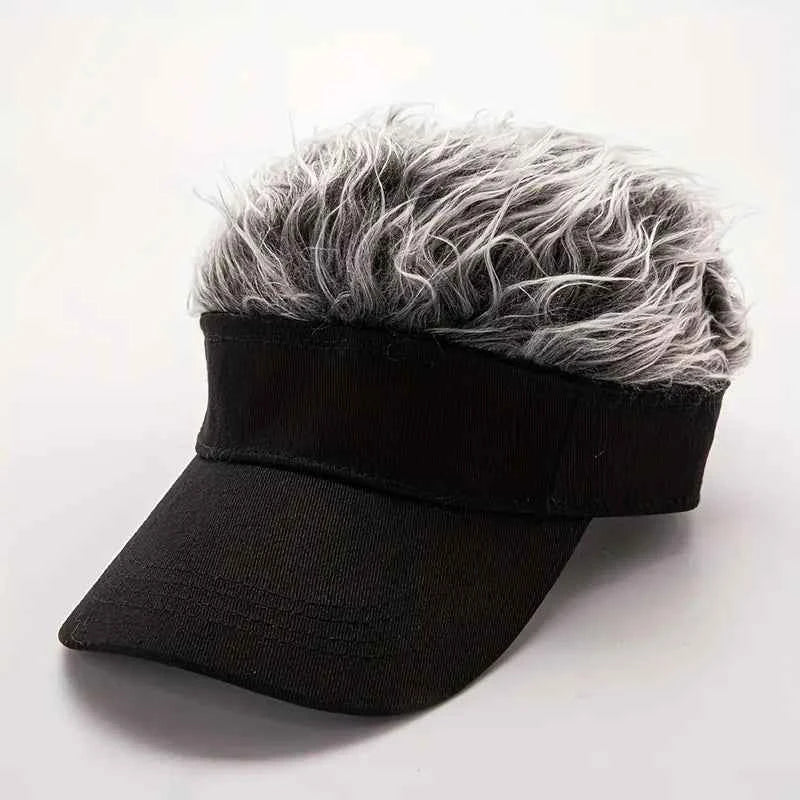 Trendy Wild Style Sun Visor Black Gray